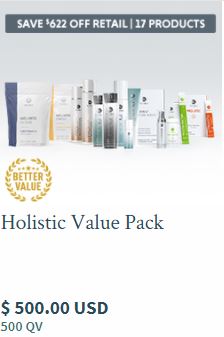 1 Age IQ Nachtcreme / 1 Age IQ Tagescreme / 1 Age IQ Waschlotion / 2 Age IQ Augenserum / 1 Age IQ Sonnencreme /  1 IllumaBoost / 2 Hydrogel Patches / 1 EHT Brain Formula / 1 Youth Factor Tablets / 1 Youth Factor Pulver / 1 Prolistic Pulver / 1 Sleep Chews / 1 Energy Chews / 1 Shampoo / 1  Haarspülung >>> (+ TAX USD 46.35 + Import CHF 141.00)